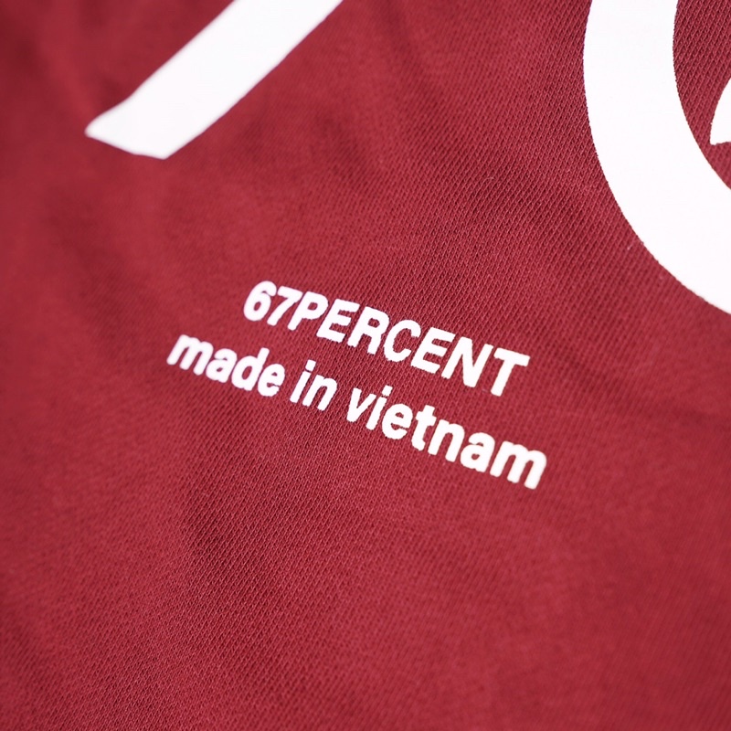 ÁO THUN UNISEX LOGO 67% SIÊU HOT