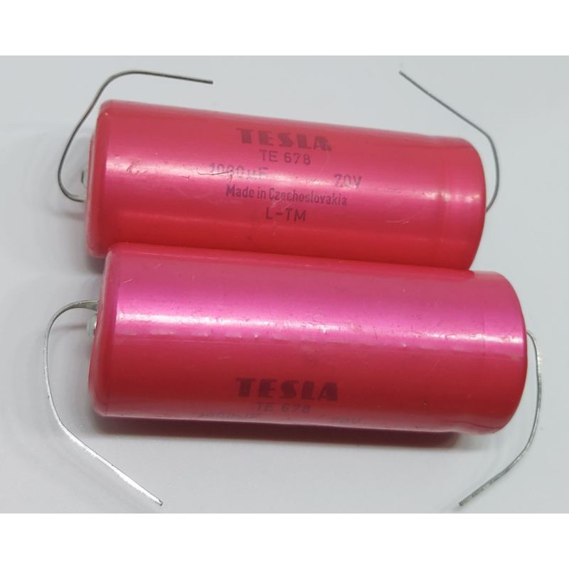 Tụ xuất âm TESLA 1000uf/70V ( NOS) 