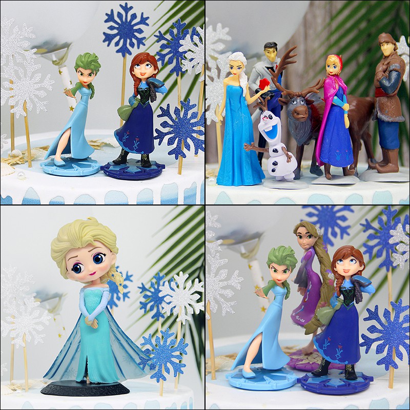 Disney Mô Hình Công Chúa Disney Trang Trí Bánh Kem