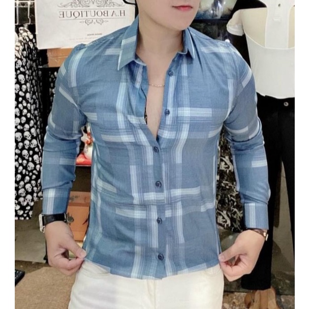 [SIÊU PHẨM]💥Áo sơ mi nam dài tay ❤️FREESHIP❤️ áo sơ mi kiểu hàn quốc họa tiết đẹp vải lụa thoáng mát | BigBuy360 - bigbuy360.vn