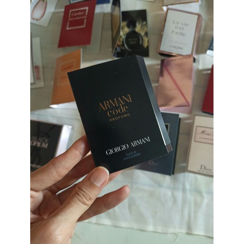 vial mẫu thử armani code profumo parfum chính hãng