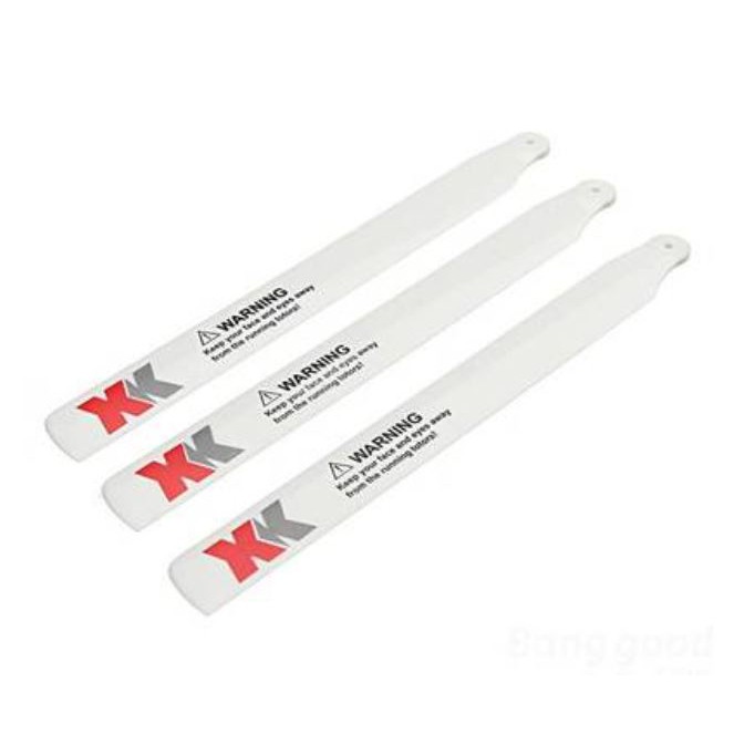 Xuongpinoto Bộ cánh quạt 3 cánh XK K123 AS350 máy bay trực thăng 6 kênh hãng XK,hàng mới 100%