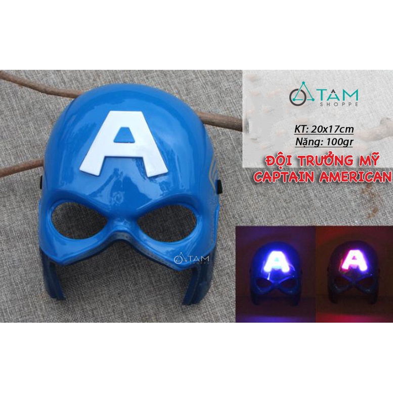 Mặt nạ siêu anh hùng có đèn Led nhiều kiểu HLW-MN-27