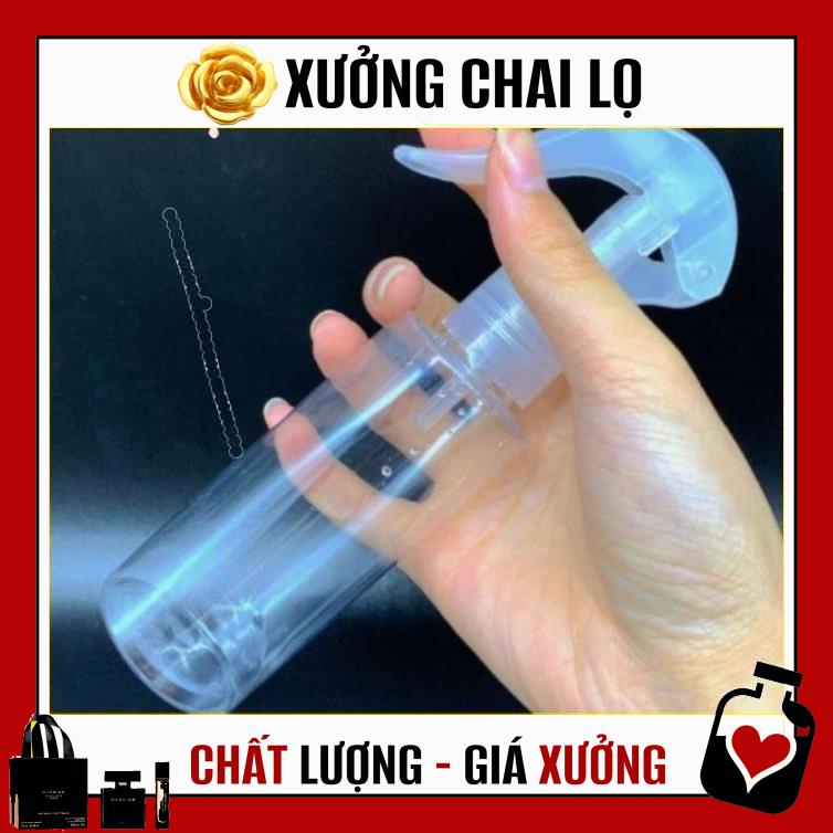 [TOP GIÁ RẺ] Chai nhựa pet xịt Vòi Súng 100ml vai ngang rỗng chiết mỹ phẩm ,Xưởng Chai Lọ
