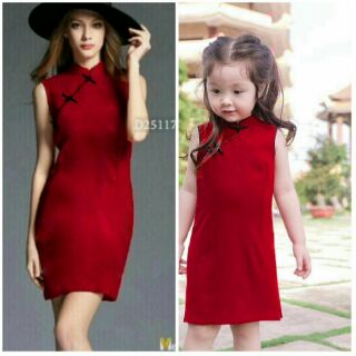 Set đầm cổ tàu cho Mẹ và bé