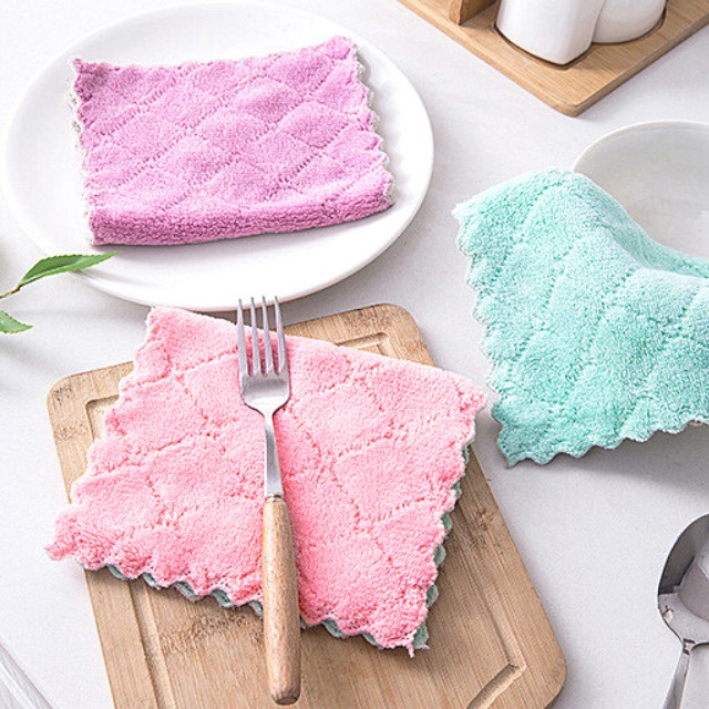 Khăn lau đa năng siêu thấm, khăn lau bếp tiện ích 25cmx25cm