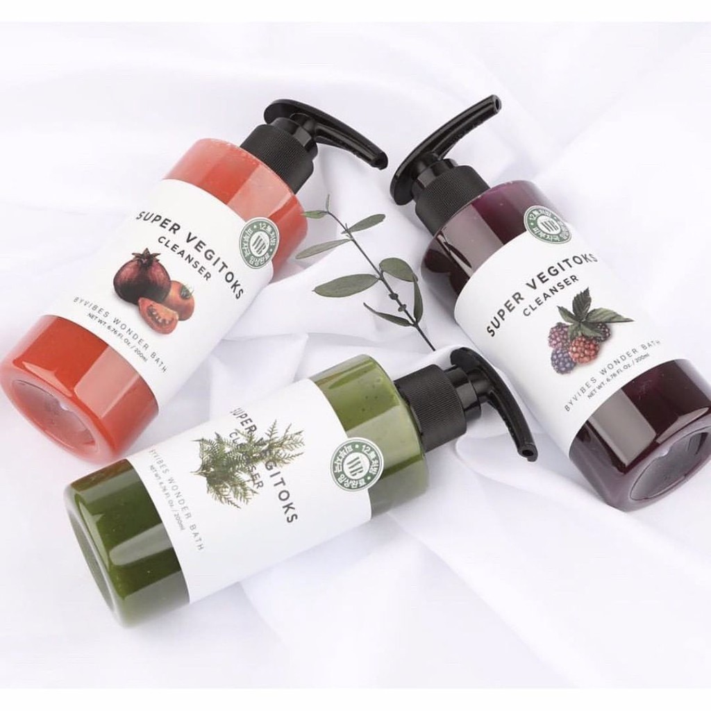 Sữa Rửa Mặt Rau Củ Thải Độc Super Vegitoks Cleanser