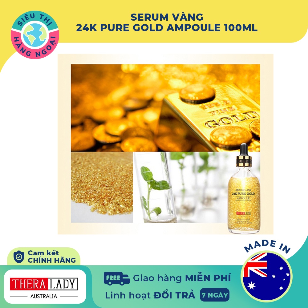Serum tinh chất vàng 24K Pure Gold Ampoule của Úc - 100ml | BigBuy360 - bigbuy360.vn