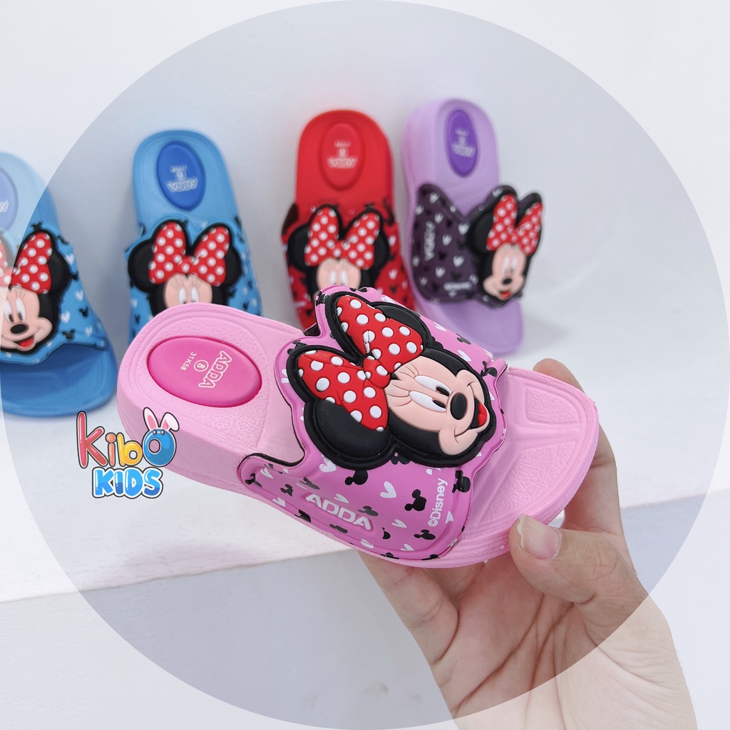 ￼Dép Trẻ Em - Dép Thái Lan Hoạ Tiết Mickey Siêu Nhẹ ADDA 3D