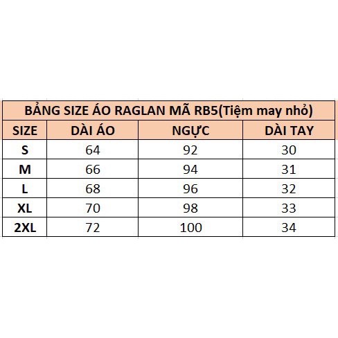 RB5_ Rập giấy may áo tay raglan nam