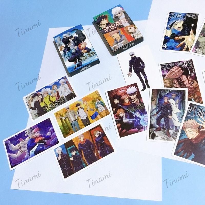 Chú Thuật Hồi Chiến Jujustu Kaisen Bộ 30 Lomo card Anime Manga  hình nhân vật trang trí sưu tầm làm quà tặng