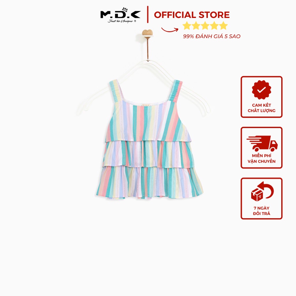 Áo bé gái - Festive Stripe M.D.K - xinh xắn, dễ thương