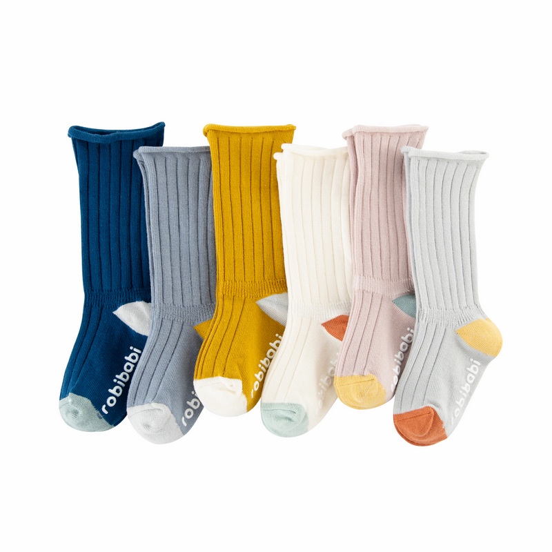 Vớ cotton mềm co giãn chống trượt cho bé sơ sinh từ 0-1 tuổi