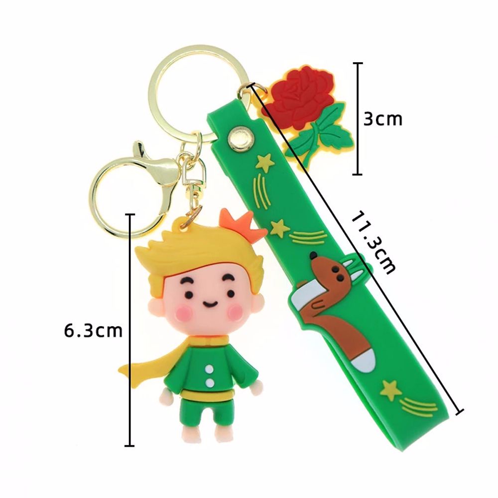 Móc khóa hình búp bê hoàng tử bé/ phi hành gia dễ thương nhiều màu sắc