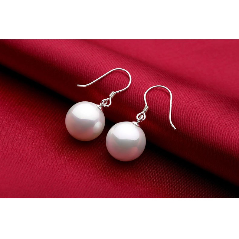 BÔNG TAI NGỌC TRAI KIỂU DÁNG DÀI VỪA ÔM TAI