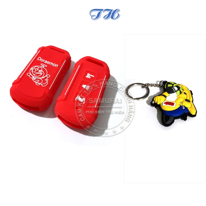 Bọc Khóa Smartkey Xe Honda Như Lead, Air blade, Vision, Vario,..Kèm Móc khóa dẻo ngẫu nhiên ( loại 2 nút bấm )