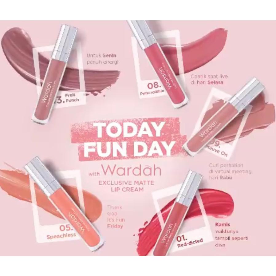 (hàng Mới Về) Son Kem Lì Trang Điểm Lâu Trôi Wardah 4gr | BigBuy360 - bigbuy360.vn