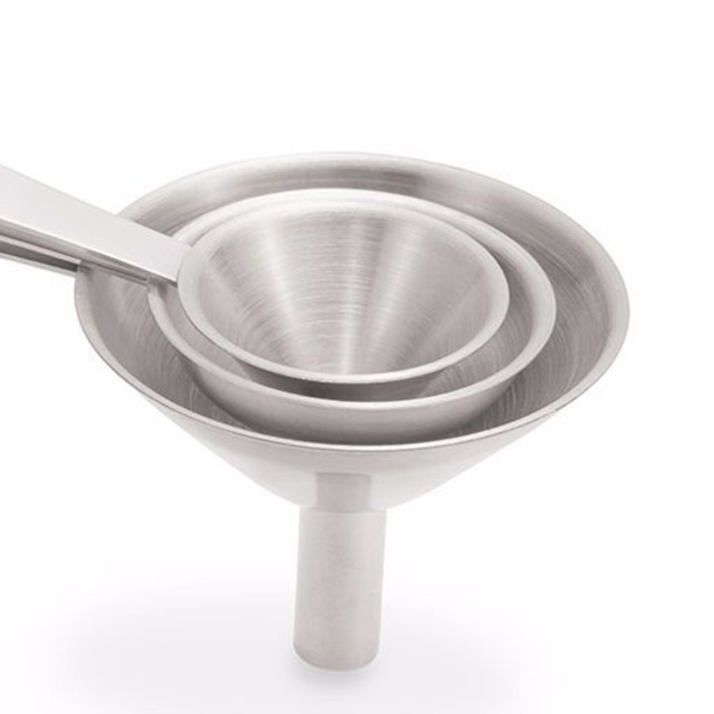 Set 3 phễu inox kích thước khác nhau tiện dụng