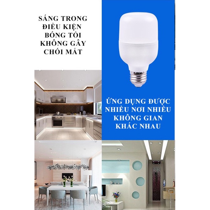 BÓNG ĐÈN LED TRỤ 20W 30W 40W 50W 65W ánh sáng trắng