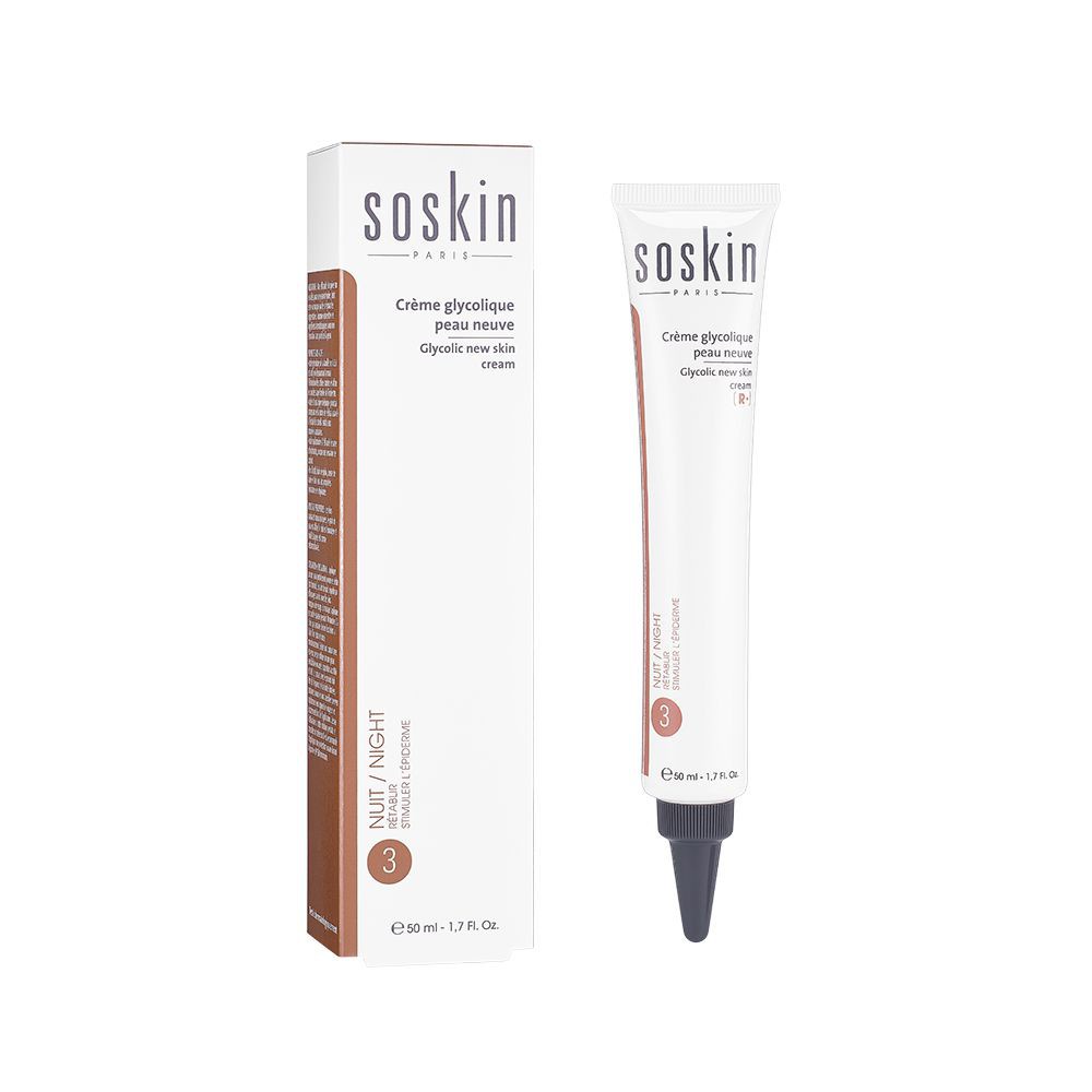 Kem Tái Tạo - Peel Da Sinh Học SOSKIN Glycolic New Skin Cream 50ml | BigBuy360 - bigbuy360.vn