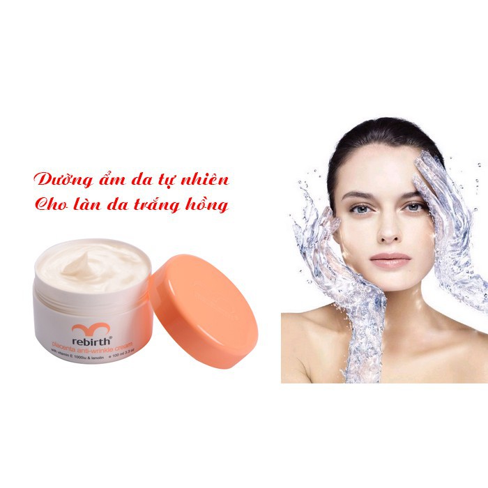 Kem Dưỡng Ẩm, Giảm Nám, Tàn Nhang, Mờ Vết Thâm Nhau Thai Cừu Rebirth Placenta Anti-Wrinkle Cream Úc 100ml