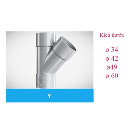 Y PVC Bình Minh  34, 42, 49, 60