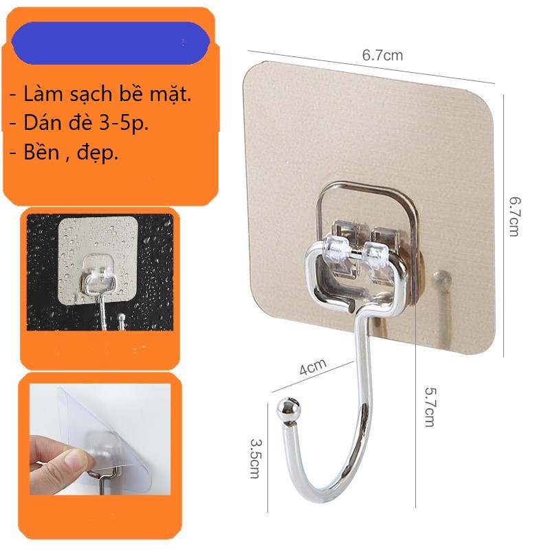 Móc treo dán Tường