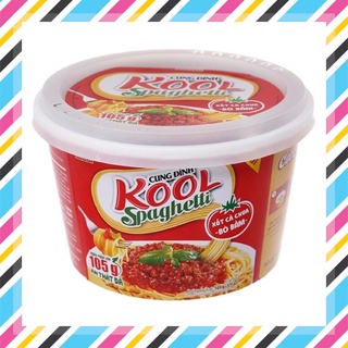 Mì trộn kool spaghetti (thùng x 12 hộp 105g) Cung Đình