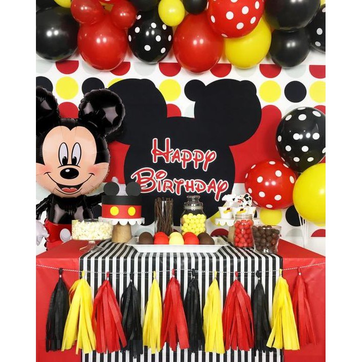 Bóng kiếng hình chuột Mickey, đầu chuột mickey size 80cm