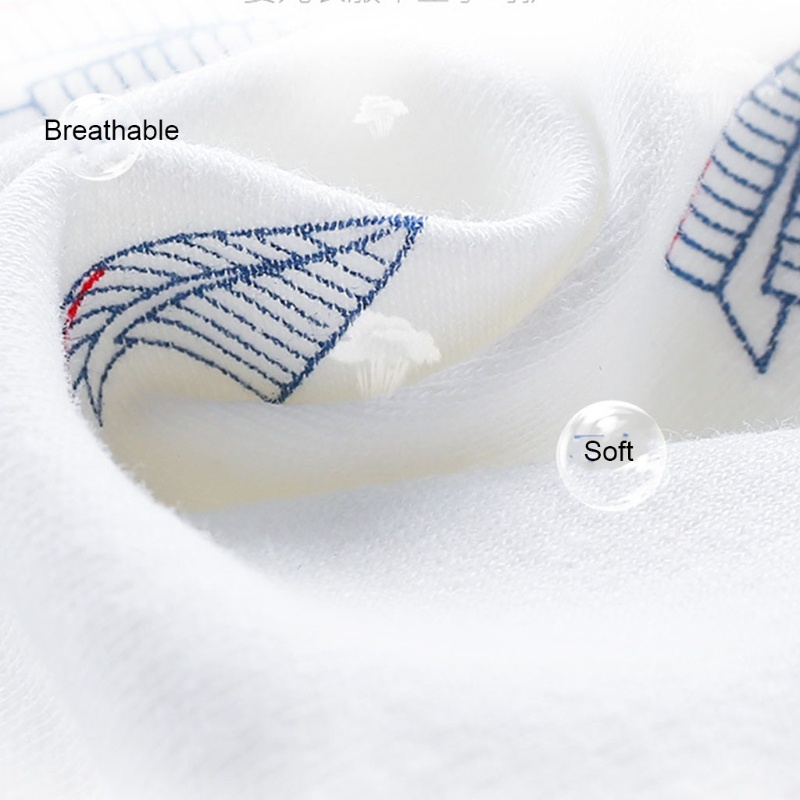 Bộ Đồ Ngủ Cotton Xinh Xắn Dành Cho Bé 0-6 Tháng Tuổi