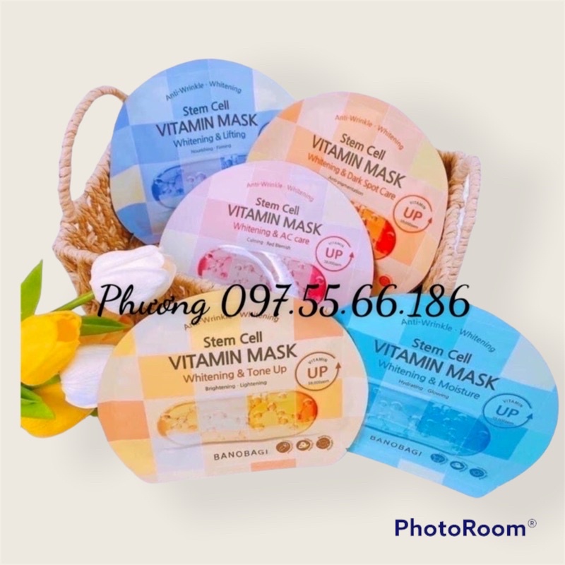 Mặt Nạ Vita Genic BANOBAGI JELLY MASK Mẫu mới