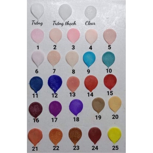 Bột nail,  bột dẻo đắp hoa 3D hũ 10g