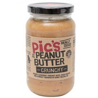 Peanut butter crunchy 380g BƠ ĐẬU PHỘNG NGHIỀN HẠT PICS 380G Chai thủy tinh sx New Zealand