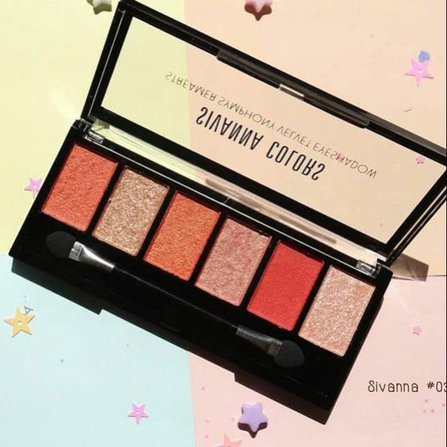 Sivanna Colors Streamer Symphony Velvet Eyeshadow HF693 Auth Thái] Bảng Mắt Má Hồng Tạo Khối Sivanna