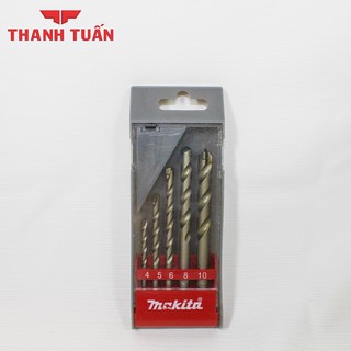 BỘ 5 MŨI KHOAN MAKITA ĐUÔI TRÒN D-05175