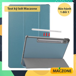 Bao da Flip case S7 / S7 Plus TPU mềm Samsung Galaxy Tab Ốp case T870 T875 T970 T975 có ON/OF tự động (ZB03)