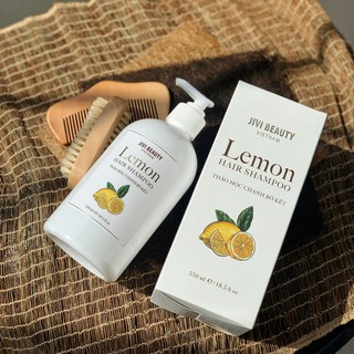 Dầu Gội Chanh Bồ Kết JIVIBEAUTY size lớn 550ML giảm gàu ngứa, giúp tóc chắc khỏe 🍋🍋