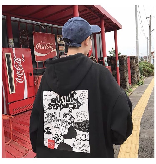 Áo hoodie vải nỉ lót bông dày dặn in Stponce | BigBuy360 - bigbuy360.vn