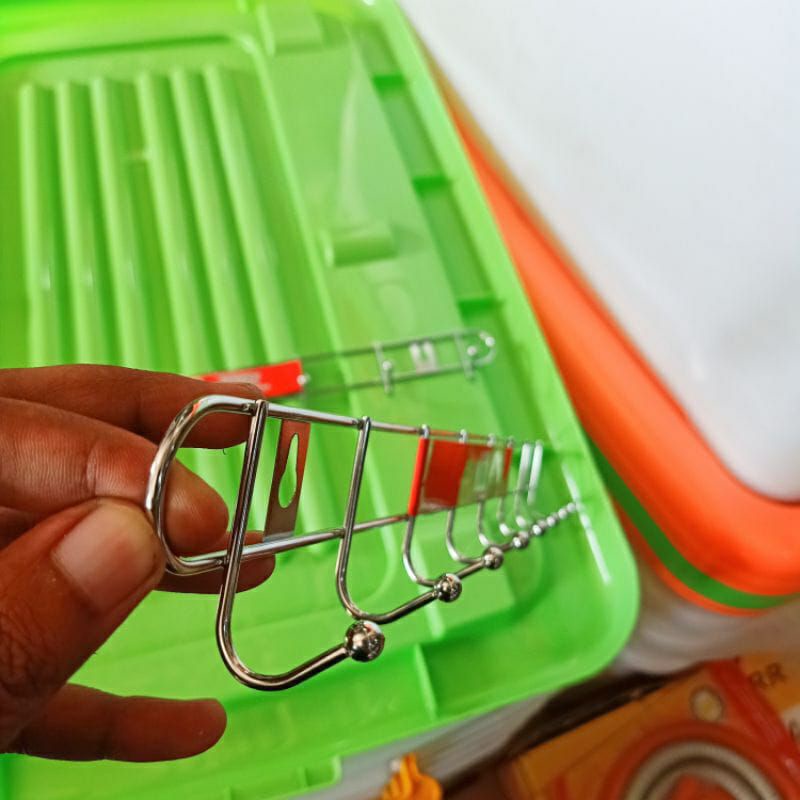 Thanh Móc Inox Treo Quần Áo  #6  ❖6 MÓC KHOAN TƯỜNG❖