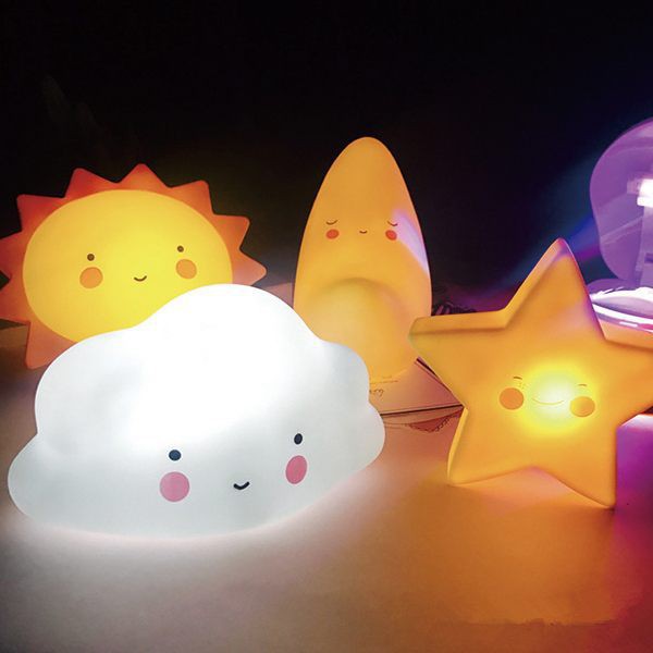 Đèn ngủ hình thú cho bé, đèn ngủ led silicon để bàn siêu cute Kèm Pin (chọn mẫu)