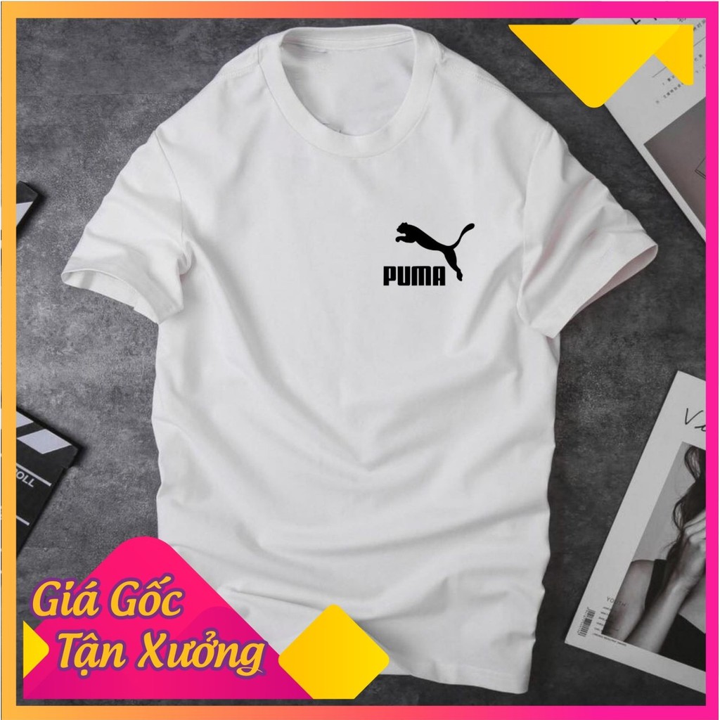 Áo Thun Nam 𝐅𝐑𝐄𝐄𝐒𝐇𝐈𝐏  ÁO Phông Cotton In 3D Hình Báo P U M A | BigBuy360 - bigbuy360.vn