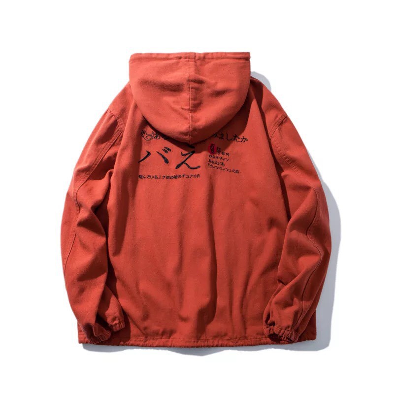 Áo khoác dù unisex form rộng Chữ Nhật ulzzang WIND | BigBuy360 - bigbuy360.vn