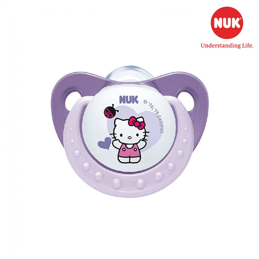 Bộ 2 Ti Giả NUK Sleeptime Silicone HELLO KITTY ( Đủ Size - Bán Lẻ )