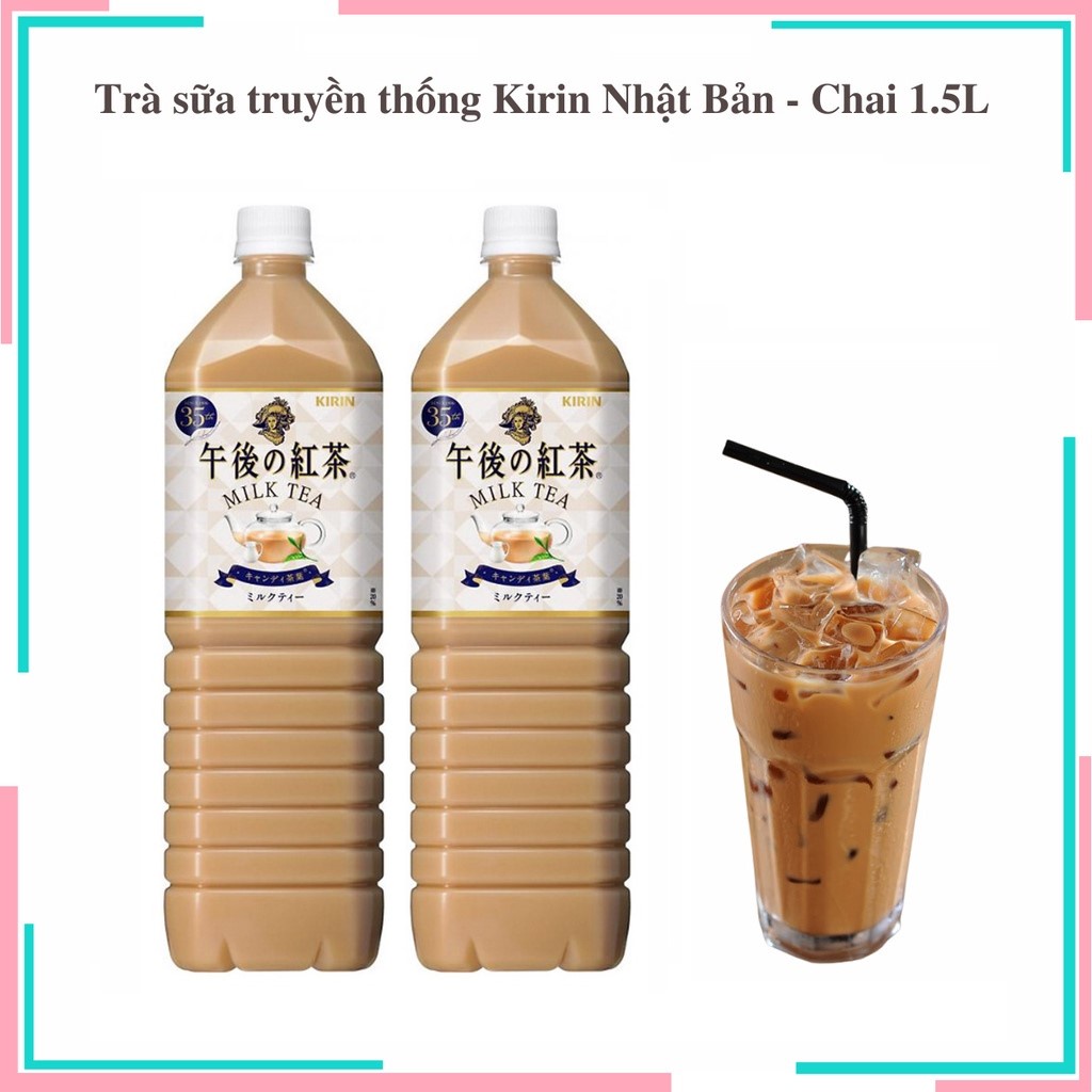 [Hàng chính hãng] Trà sữa Kirin Milk Tea ít ngọt size 1.5L