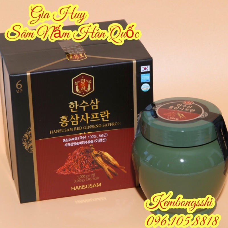 [HÀNG MỚI VỀ] CAO HỒNG SÂM SAFRON HÀN QUỐC