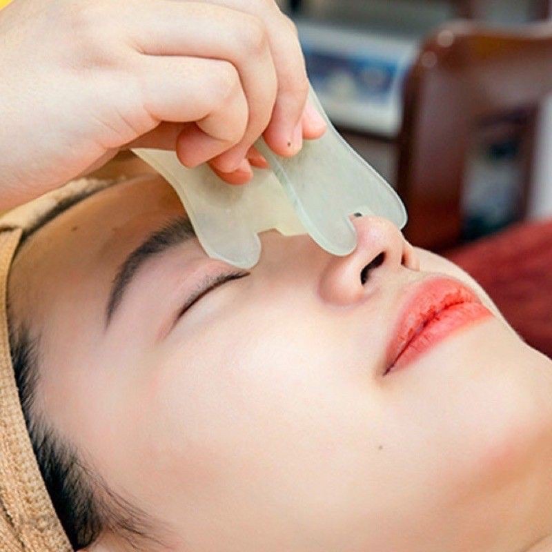 Ngọc Cạo Gió Mặt , Massage M ăt và Body [Hàng Chuẩn Mịn Đẹp Từng Góc Cạnh