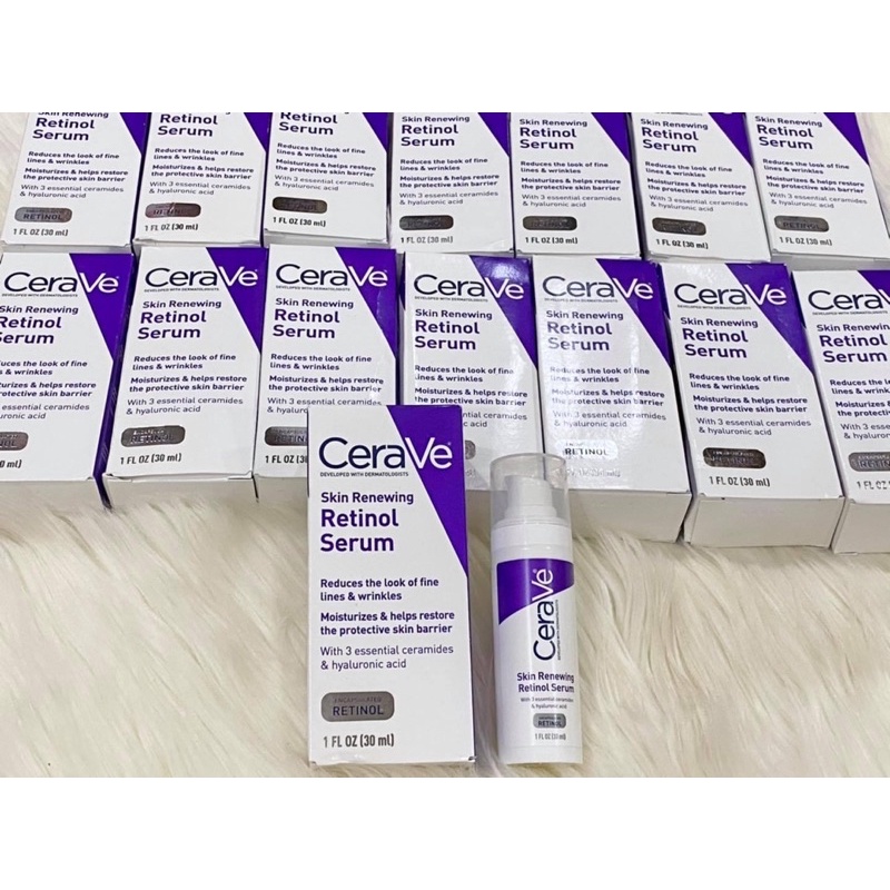 Serum dưỡng da Crv Skin Renewing Retinol Face Cream Serum for Fine Lines and Wrinkles 30ml