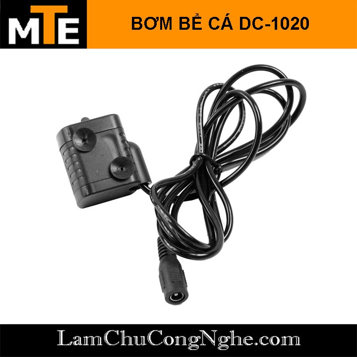 Bơm chìm mini 3W 200L/H bơm tiểu cảnh, bể cá, điều hòa nước 5.5-12-220V 1020