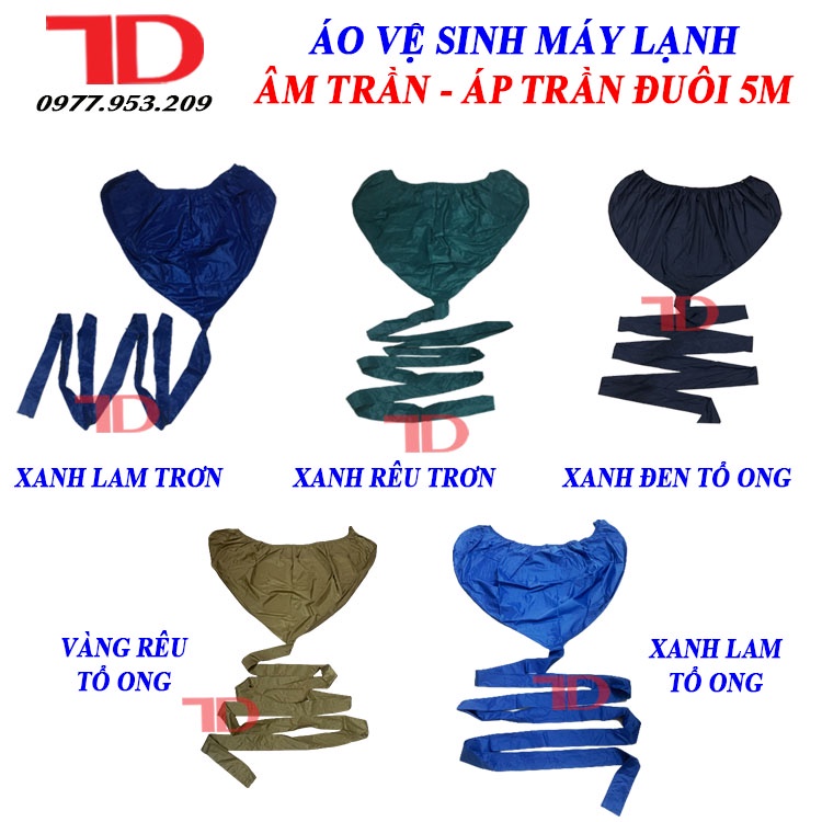 Áo Vệ Sinh Máy Lạnh Âm Trần - Đuôi 5 Mét