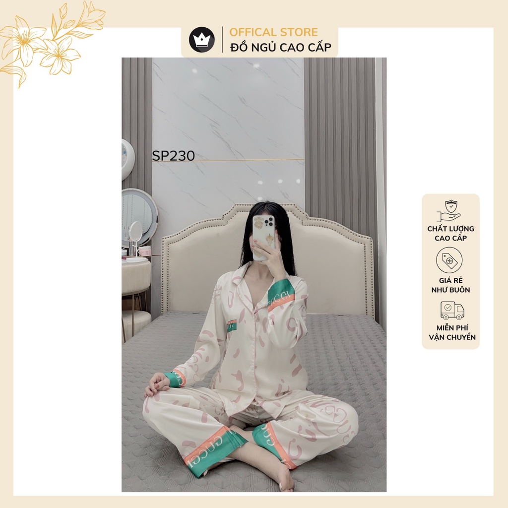 Bộ đồ Pijama Latin dài tay họa tiết cao cấp,thiết kế dễ thương | BigBuy360 - bigbuy360.vn